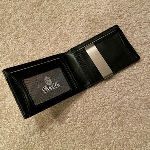NWT Zitahli black leather wallet